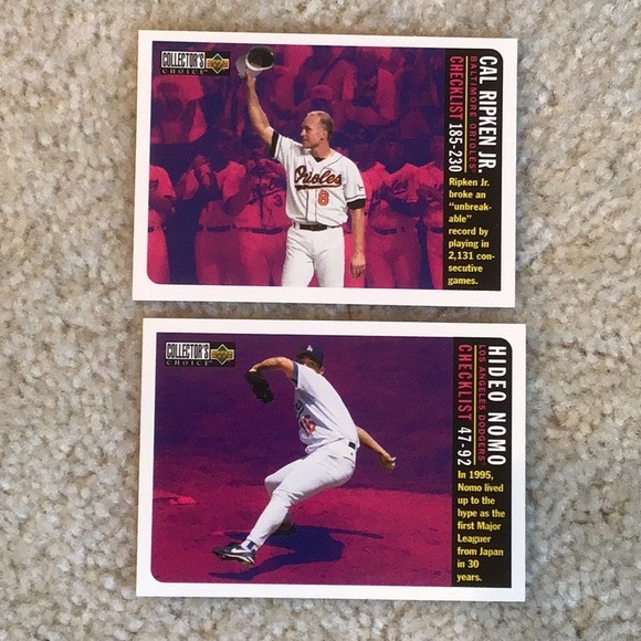 Vintage 1995 Upper Deck MLB Baseball Trading Cards, Lot of 46 Cards - Picture 4 of 16